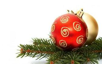 Christmas Balls Desktop Wallpaper Hivewallpaper