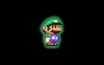 Mario Luigi Bit Black HD Wallpaper Games Better