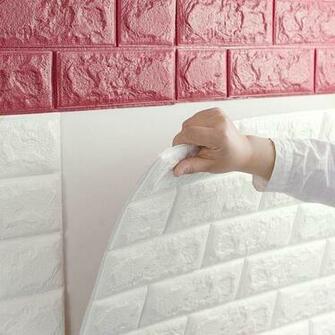 Adhesive Foam Sheets Exterior Wallpaper Xpe 3d Brick