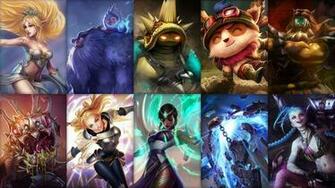 Lol Champion Janna Nunu Rammus Teemo Udyr Kog Maw Lux