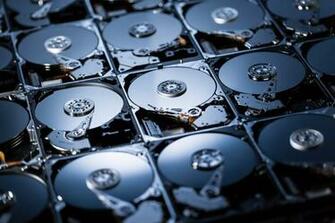 4k Wallpaper Hi Tech Computer Hard Drives Digital Storage