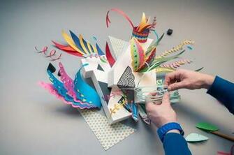Paper Craft Wallpaper By Ink Studio Strictlypaper