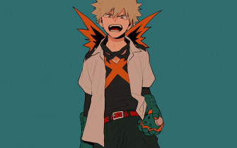 Bakugou Aesthetic Desktop Wallpaper