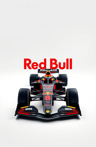 Red Bull F1 White Wallpaper