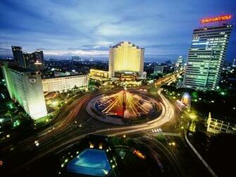 Wallpaper Cityscapes Indonesia Cities Skyline Jakarta