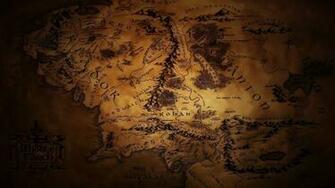 Map Of Middle Earth Wallpaper