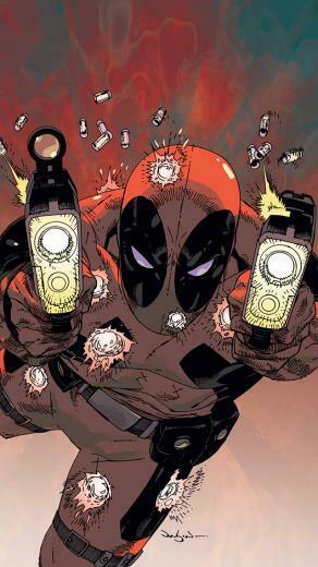 Deadpool iPhone Wallpaper HD Diving