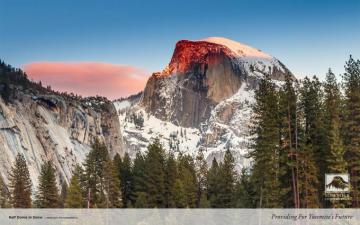 Half Dome In Snow Yosemite Conservancy