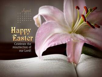 Happy Easter Desktop Calendar Monthly Calendars Wallpaper