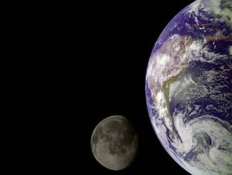 Earth And Moon Wallpaper Background Photos Image Pictures