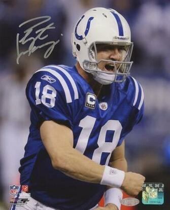 Peyton Manning Colts Signed