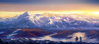 Hiking To The Snowy Mountains 5k Ultrawide Quad HD 1440p 4k Wallpaper Image
