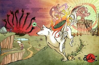 Okami Amaterasu Wallpaper