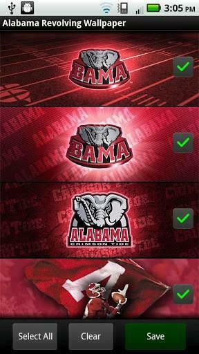 Bigger Alabama Revolving Wallpaper For Android Screenshot