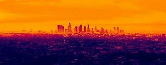 La Cityscape In Infrared Wallpaper HD City 4k Image