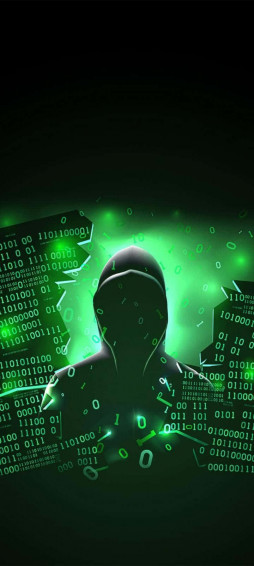 The Lonely Hacker iPhone X Programming Background Wallpaper