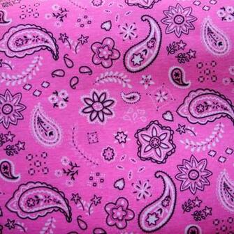 Pink Bandana Border For