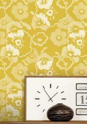 Alice Wallpaper Mustard From Mini Moderns Quote Sample For