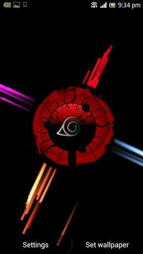 Sharingan 3d Live Wallpaper For Android