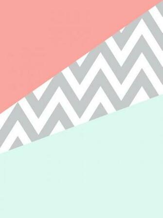 Coral Chevron Original Mint