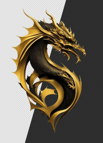 Gold Dragon Wallpaper
