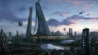 Futuristic City Wallpaper