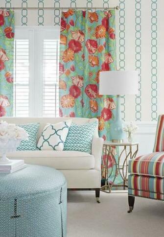 Thibaut S Resort Collection Fresh Vibrant Colorful Decorative Fabric