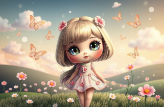 Cute Doll Wallpaper