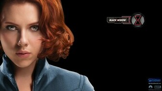 Wallpaper Black Widow Avengers Scarlett Johansson