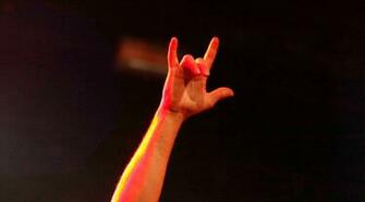 Heavy Metal Horns Up Rocks Pantera S A