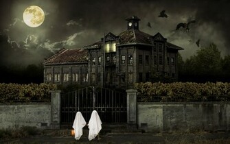 Halloween Scary House Wallpaper HD
