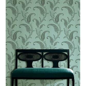 Black Paisley Majidah Kenneth James Wallpaper