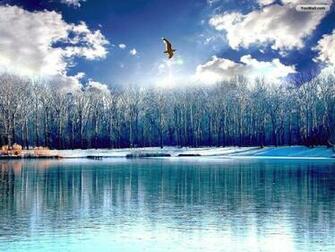 Blue Reflections Wallpaper