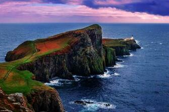 Wallpaper Scotland Neist Point Inner Hebrides Archipelago The