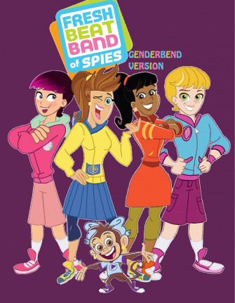 Genderbent The Fresh Beat Band Of Spies Cover Childhood