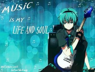 Awesome Glowing Anime Music Wallpaper HD Hq