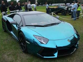 Tiffany Blue Ferrari Lamborghini Aventador Wallpaper