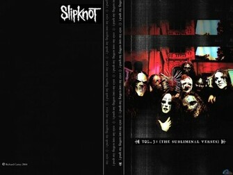 Wallpaper Black Slipknot