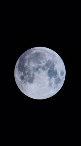 Blue Moon iPhone Wallpaper