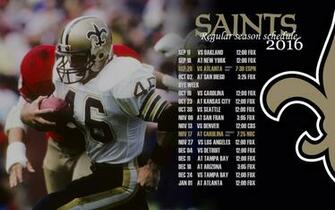 New Orleans Saints Schedule Wallpaper Tigerdroppings