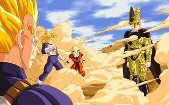Vegeta Cell Trunks Dragon Ball Z Nostal Dragonball Wallpaper