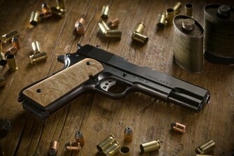 M1911 Pistol Wallpaper Wide HD