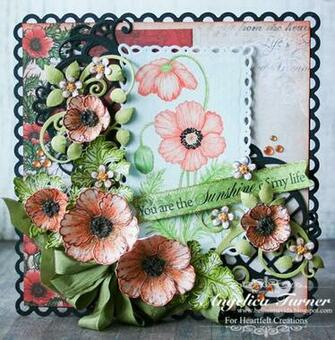 Stamped The Image On Watercolor Paper With Desert Sand Memento Ink