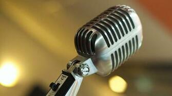 Microphone HD Wallpaper Wallpaperfx