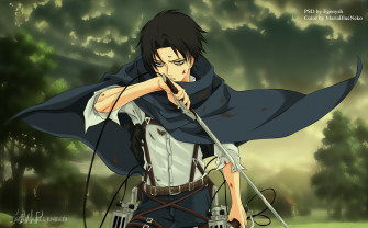 Wallpaper 4k Anime Levi Titan Attack Ackerman HD Pc Desktop