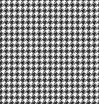 Example Image Of Houndstooth Black And White Classic Seamless Pattern
