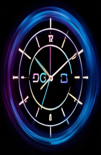 Digital Clock Wallpaper