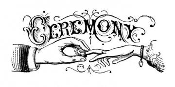 Vintage Black And White Clip Art Wedding Typography The