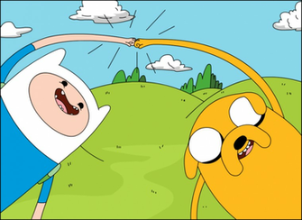 Finn And Jake Brofist By Supertuffpinkpuff