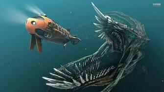Sea Monster Wallpaper